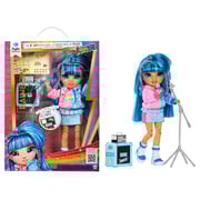 Rainbow High Jr High Rock Band - Skyler, Blue 9” Fashion Doll