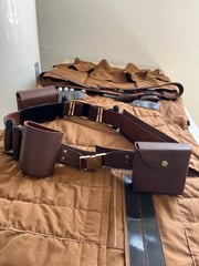 The Mandalorian Fly suit, Leather belts, Cape and Boots