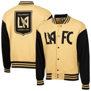 Men's LAFC  Sport Design Sweden Gold Fast Break Varsity Full-Snap Jacket
