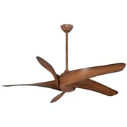 Artemis XL5 LED 62" Ceiling Fan with Remote, Distressed Koa
