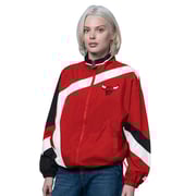 Women's Chicago Bulls Starter Red/Black 1st Quarter Full-Zip Jacket