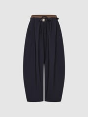 Curved-Leg Pants
