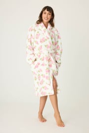 Let's Get Cozy Floral Print Robe