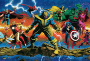 Marvel - Thanos Legacy #1 2000 Piece Puzzle (Silver Select Edition -  Giftable package with silver foil accents)