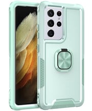 Heavy Duty Magnetic Case With Ring Grip For Samsung Galaxy