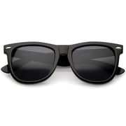 Classic Large Polarized Lens Horned Rim Sunglasses 6105