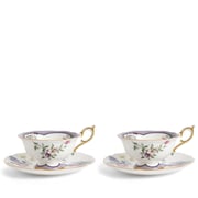 Fortune Teacup & Saucer Set Of 2