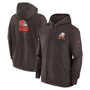 Cleveland Browns Nike Sideline Club Fleece Pullover Hoodie - Brown