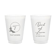 Custom Plastic Cups Wedding Favors (144)