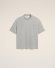 Grey Cotton Short Sleeves T-shirt