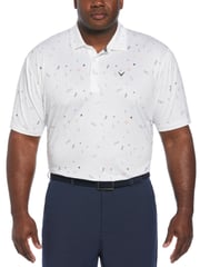 Big & Tall Golf Bag Essentials Print Golf Polo