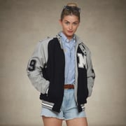 Women's Oversized Varsity Jacket