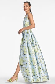 Brooke Gown - Sky Citrine Floral