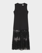 Arielle Lace V-Neck Midi Dress