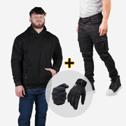 Stealth Bundle- LTR Cargo Pant + Body Guard Hoodie + Gloves