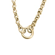 Classic Rolo Charm Connector Necklace