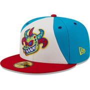 Men's Vejigantes de Scranton/Wilkes-Barre New Era White/Red Copa De La Diversion 59FIFTY Fitted Hat