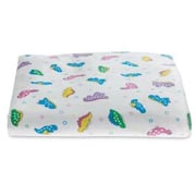 Dino Print Sterile Kuddle-Up Flannel Baby Blanket, 30" x 40", Case