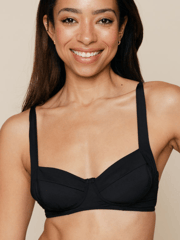 Soft Underwire Top in Black