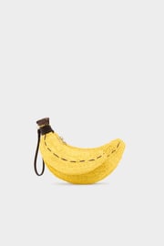 Banana Bunch Wristlet In Yellow
