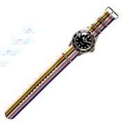 Watch Strap in Croquet Stripe