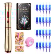 Tattoo Kit | Dragonhawk Mast P40 Wireless Tattoo Machine Professional Bundle Ocean Heart