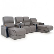 Apex Chaise CoolZeroᵀᴹ Italian Leather Home Theater Seating
