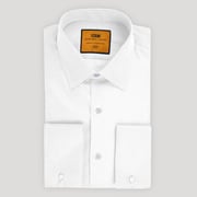 The Dakota | Classic Collar | French Cuff | French Placket | White