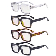 4 Pack Thicker Frame Progressive Multifocus Reading Glasses M9107