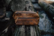 Leather Toiletry Bag