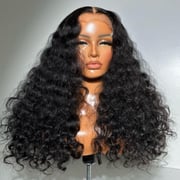 WOWANGEL Burmese Wave 13x6 Skinlike Real HD Lace Front Wig 5X5 Glueless Wig