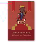 Personalized Father's Day Book - King Dad - Custom Father's Day, Birthday Gift for Dad