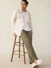 Movement™ Linen Shirt Jacket - Dorset Sand
