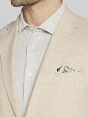 Slim Fit Linen Blend 3-Piece Suit