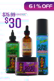 $30 Brat Bday Bundle - What'Chu Like, So So Slick, Funkdafied + Coconut Miracle Drops