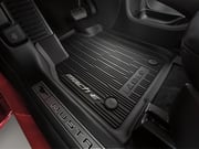Mustang Mach-E 2021-2024 Black 4pc All Weather Floor Liner Tray with Pony Logo