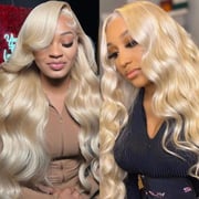 Blond Hair 13x6 HD Lace Front Wig Body Wave Human Hair Wigs