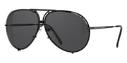 Porsche Design 8478 D Black Frame - Grey & Silver Lenses