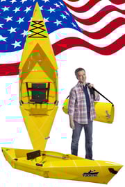 Tucktec Folding Kayak | Hard-Shell | 2-minute Set-up | Foldable, Portable Kayak
