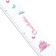White Princess Castle Pink Teal Growth Chart