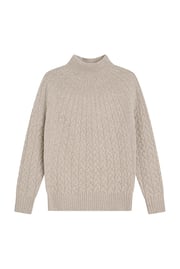 Calavie Cable Mock Neck
