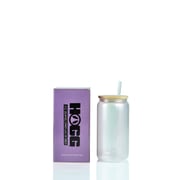 16oz SUBLIMATABLE SHIMMER GLASS CAN TUMBLER