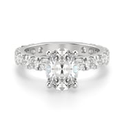 Gwyneth Oval Cut 0.50 ct Center Engagement Ring Diamond Nexus Alternative