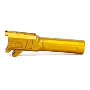 Faxon Match Series Straight Fluted Barrel for P365, 1/10 Twist, 416-R Material, TiN PVD Finished, Target Crowned, Non-Threaded 