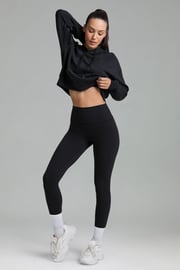 Dreamlux High Waisted No Front Seam Workout Full Length Leggings
