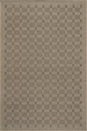 Walker Modern Checkered Washable Rug | Brown