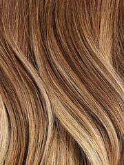 16” Chestnut Brown Balayage Scalp Hair Fill-Ins & Halo® Bundle (180g)