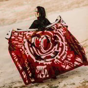 Raven Spiral Pure Wool Blanket