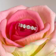 2 ctw Half Eternity Band - Rose GP