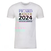 Star Trek: The Next Generation Picard & Riker 2024 Adult Short Sleeve T-Shirt
